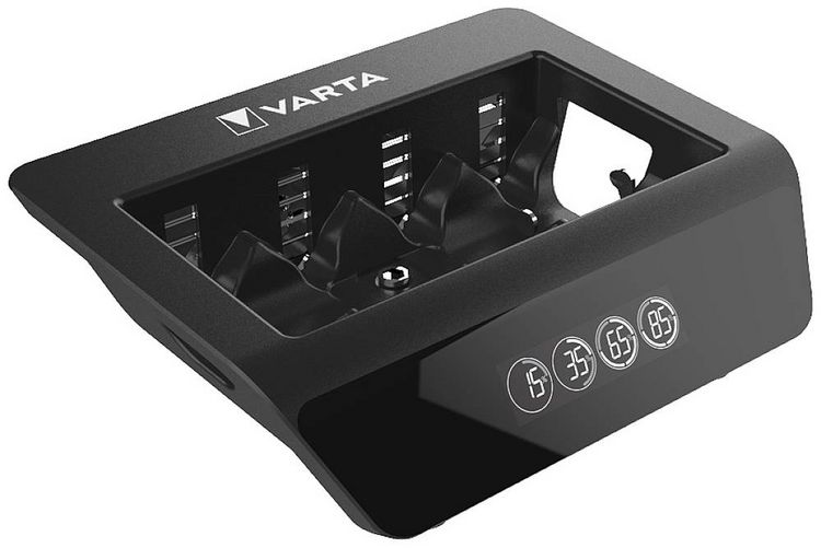 Produktbild: Varta LCD Universal Charger+ Rundzellen-Ladeger&auml;t NiMH Micro (AAA), Mignon (AA), Baby (C), Mono (D), 9 V Block