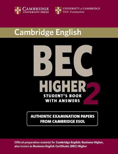 Produktbild: Cambridge BEC Higher 2 Student's Book with Answers