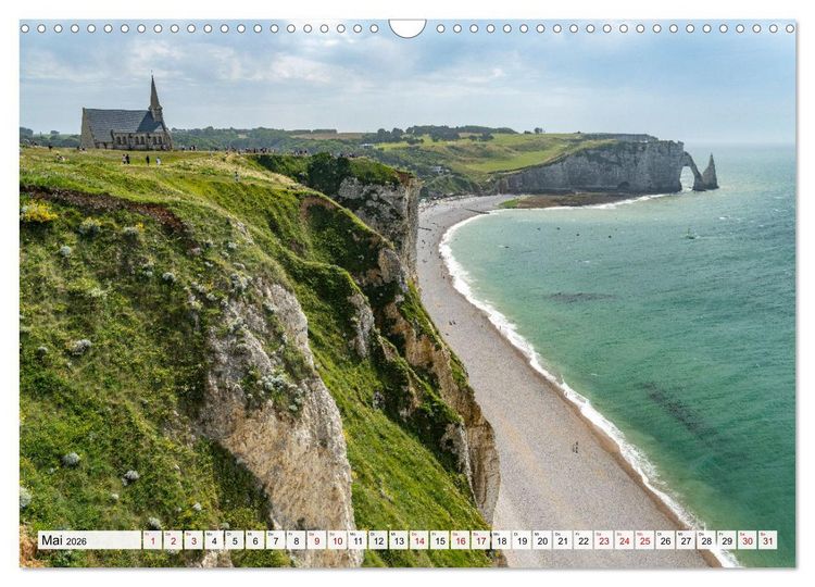 Produktbild: Frankreich - die Normandie (Wandkalender 2026 DIN A3 quer), CALVENDO Monatskalender