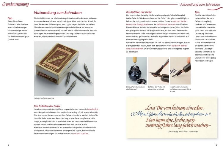 Produktbild: Kreativ-Set Die Kunst des Zeichnens Kalligraphie