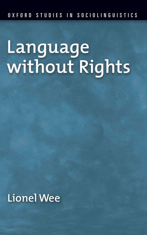 Produktbild: Language without Rights