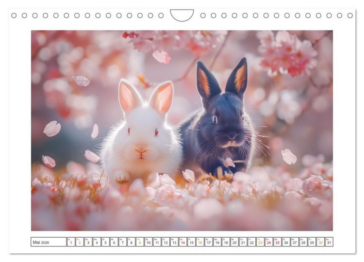 Produktbild: Lustige Hasengeschichten (Wandkalender 2026 DIN A4 quer), CALVENDO Monatskalender