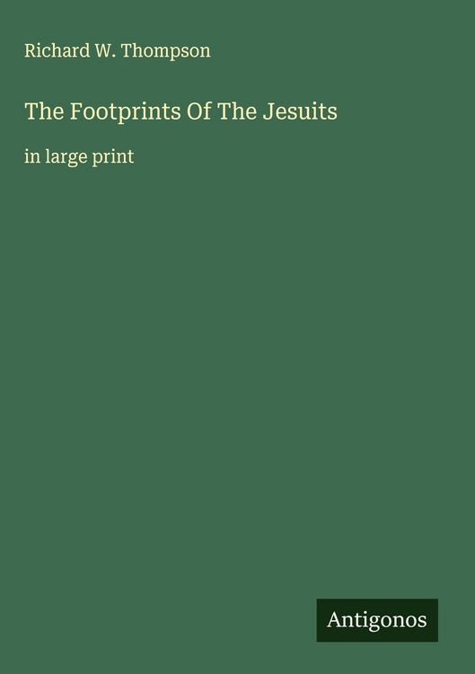 Produktbild: The Footprints Of The Jesuits