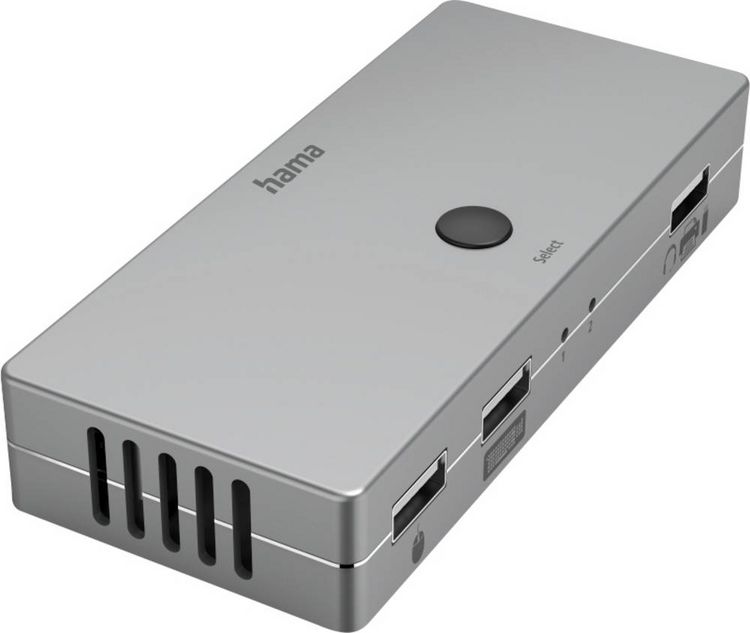 Produktbild: Hama 2+2 Port KVM-Umschalter HDMI USB 4096 x 2160 Pixel