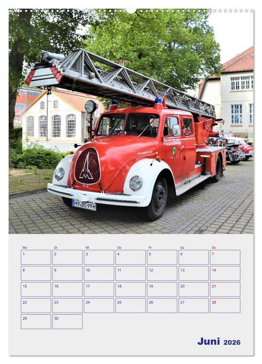 Produktbild: FEUERWEHR-Legende (Wandkalender 2026 DIN A2 hoch), CALVENDO Monatskalender