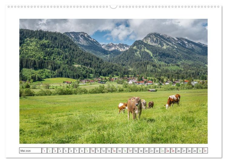 Produktbild: Sommer in den Bergen (hochwertiger Premium Wandkalender 2026 DIN A2 quer), Kunstdruck in Hochglanz