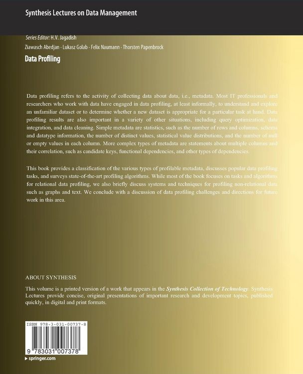 Produktbild: Data Profiling