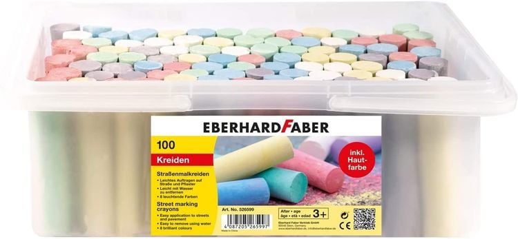 Bild vom Artikel Eberhard Faber 526599 - Straßenmalkreide, 100er Eimer vom Autor 
