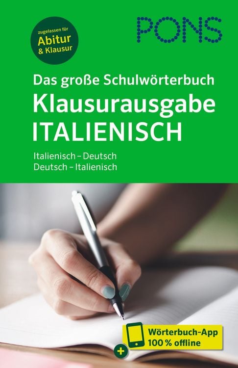 Produktbild: PONS Das gro&szlig;e Schulw&ouml;rterbuch Klausurausgabe Italienisch