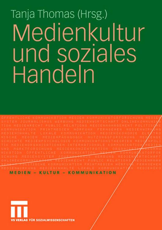 Produktbild: Medienkultur und soziales Handeln