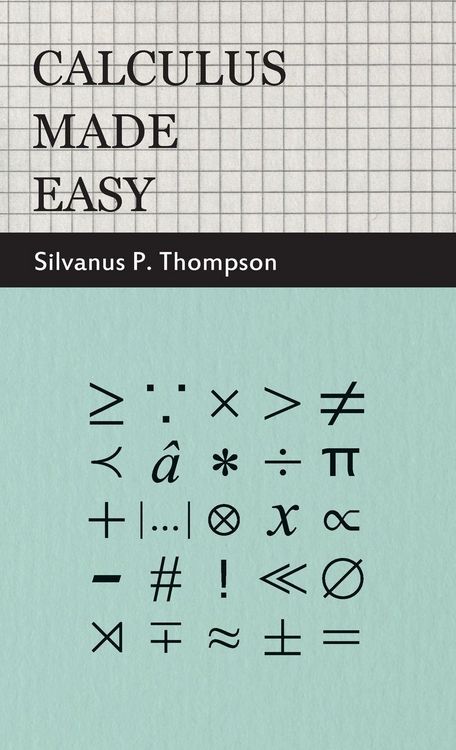 Produktbild: Calculus Made Easy