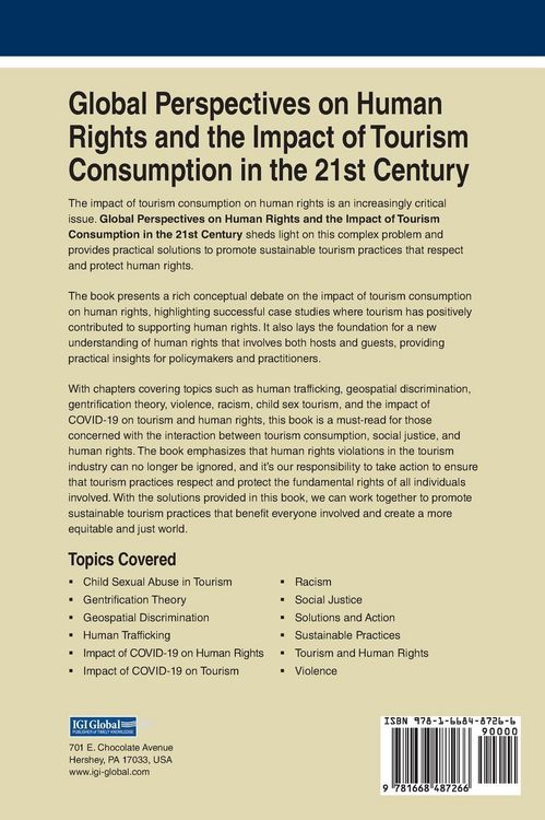 Produktbild: Global Perspectives on Human Rights and the Impact of Tourism Consumption in the 21st Century