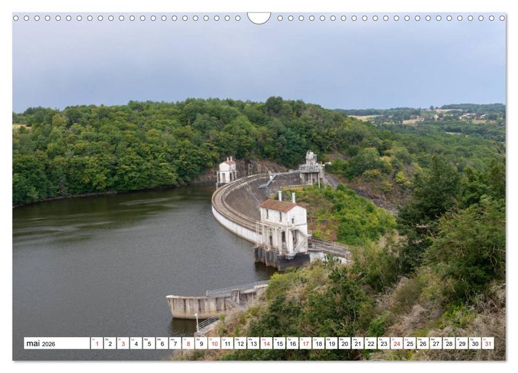 Produktbild: Entre Creuse et Berry la vall&eacute;e des peintres (Calendrier mural 2026 DIN A3 vertical), CALVENDO calendrier mensuel