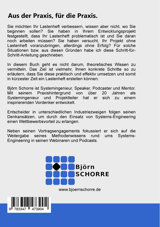 Produktbild: Erfolgreich Lastenhefte schreiben