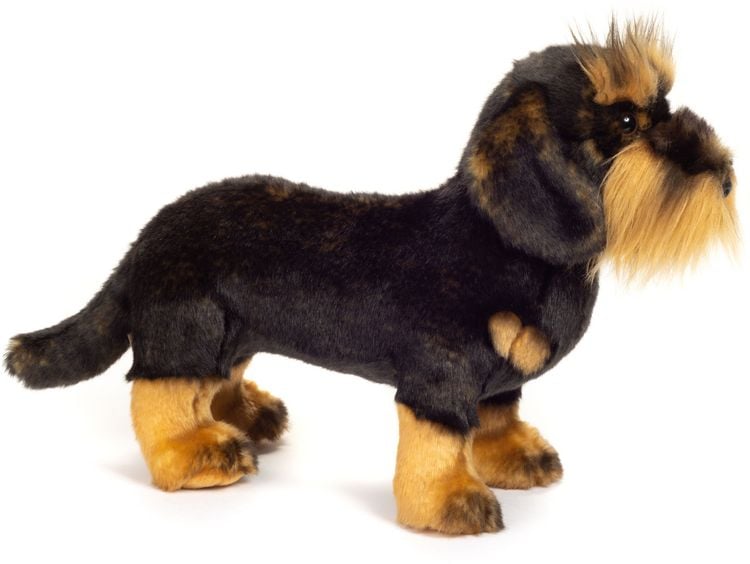 Produktbild: Teddy Hermann 91923 - Rauhaardackel stehend, 28 cm