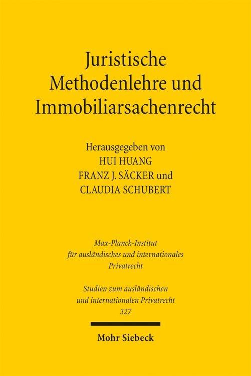 Produktbild: Juristische Methodenlehre und Immobiliarsachenrecht