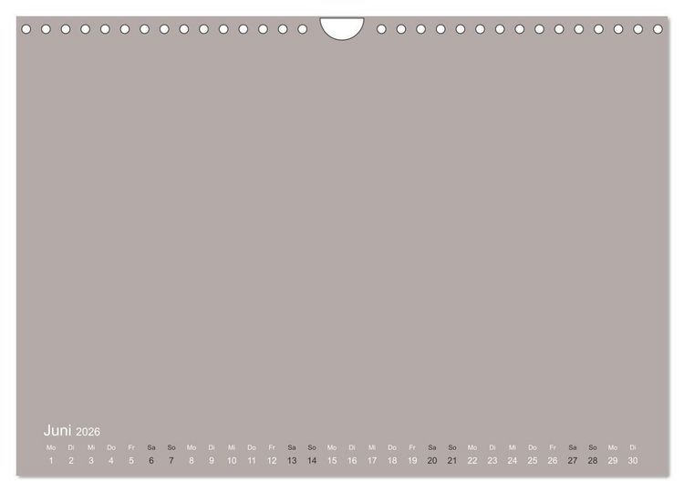 Produktbild: DIY Bastel-Kalender -Erdige Pastell Farben- Zum Selbstgestalten (Wandkalender 2026 DIN A4 quer), CALVENDO Monatskalender