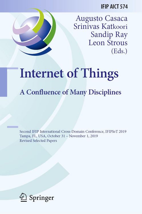 Produktbild: Internet of Things. A Confluence of Many Disciplines