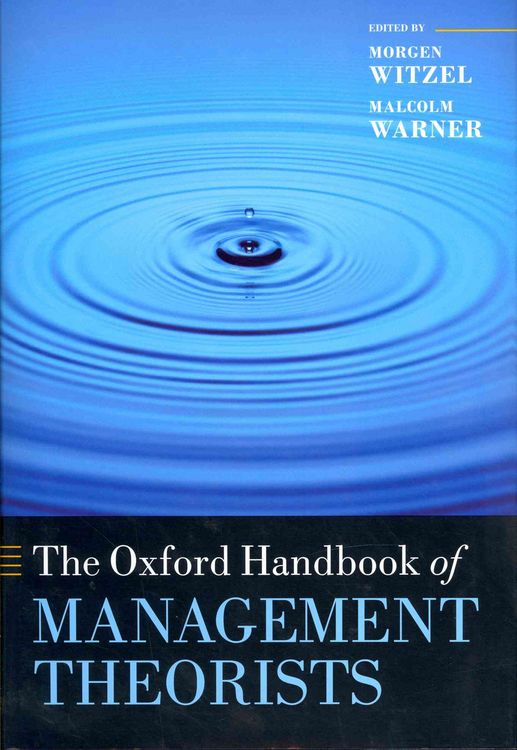 Produktbild: The Oxford Handbook of Management Theorists
