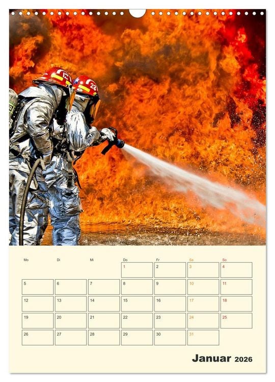 Produktbild: Feuerwehr - selbstloser Dienst weltweit (Wandkalender 2026 DIN A3 hoch), CALVENDO Monatskalender