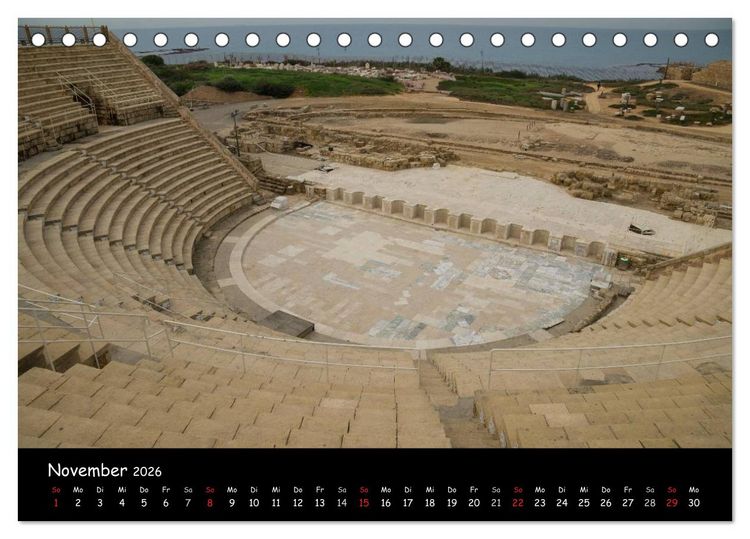 Produktbild: Israel - eindrucksvoll, anders, sch&ouml;n! (Tischkalender 2026 DIN A5 quer), CALVENDO Monatskalender