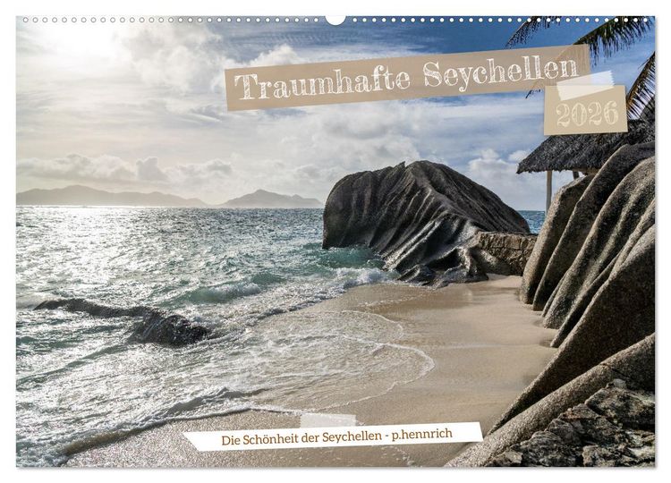 Produktbild: Traumhafte Seychellen (Wandkalender 2026 DIN A2 quer), CALVENDO Monatskalender