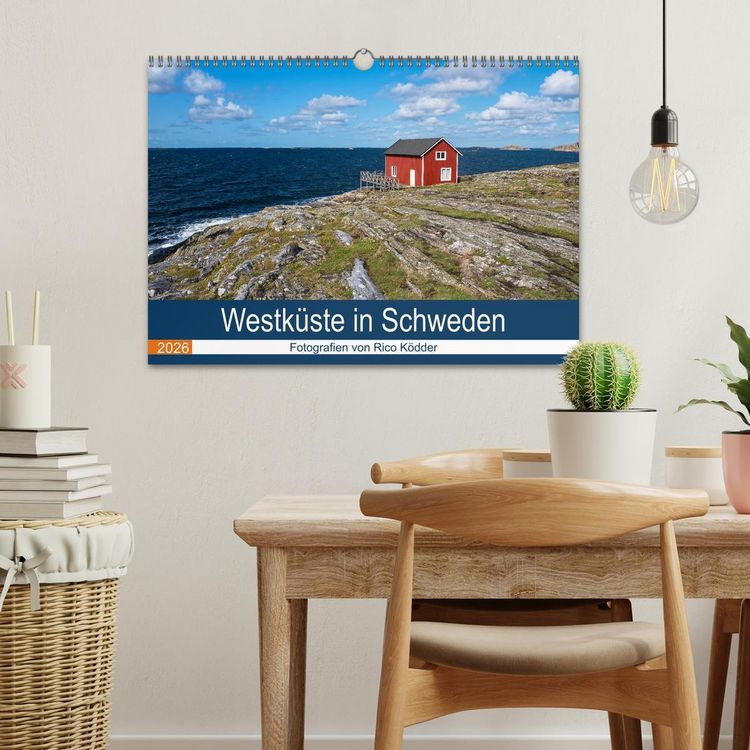 Produktbild: Westk&uuml;ste in Schweden (Wandkalender 2026 DIN A3 quer), CALVENDO Monatskalender