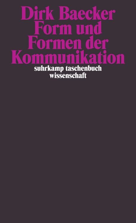 Produktbild: Form und Formen der Kommunikation