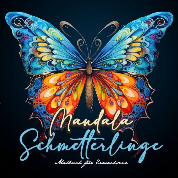 Produktbild: Mandala Schmetterlinge Malbuch f&uuml;r Erwachsene