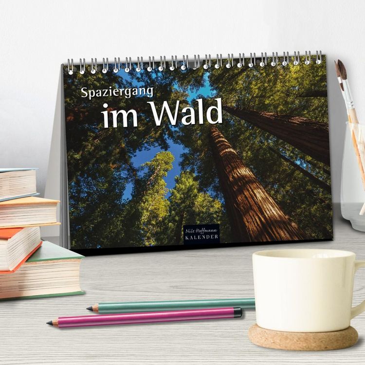 Produktbild: Spaziergang im Wald (Tischkalender 2027 DIN A5 quer), CALVENDO Monatskalender