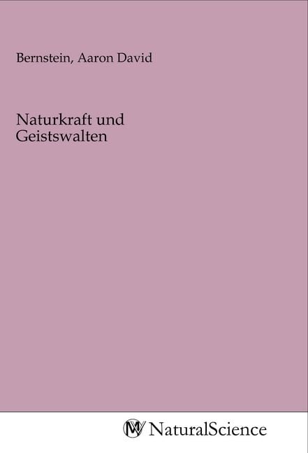 Produktbild: Naturkraft und Geistswalten