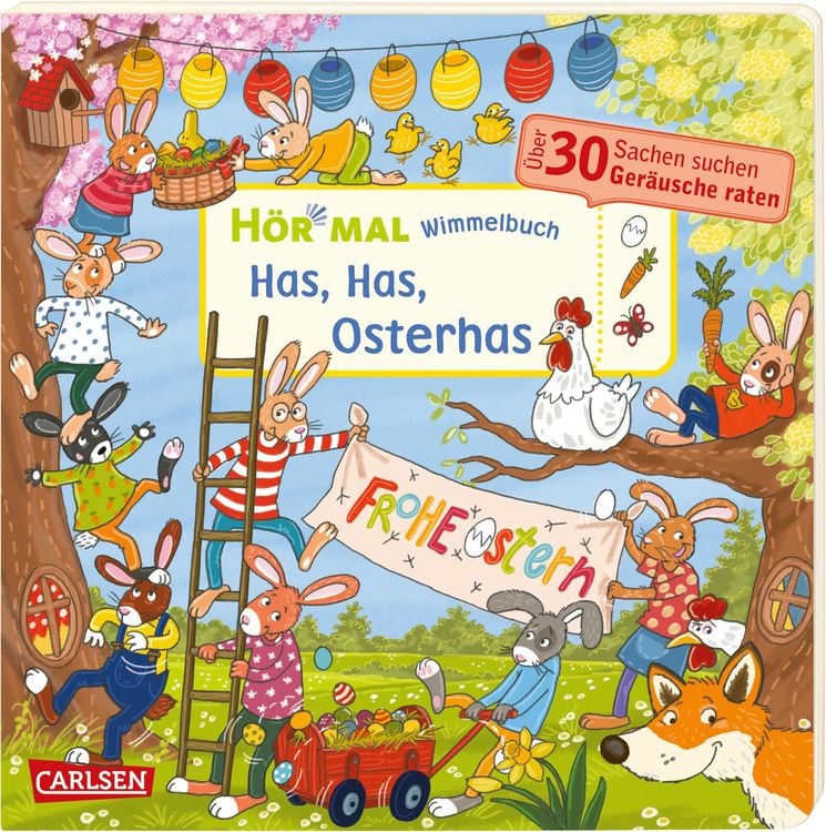 Bild vom Artikel Hör mal (Soundbuch): Wimmelbuch: Has, Has, Osterhas vom Autor Christian Jeremies