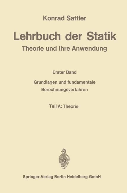 Produktbild: Lehrbuch der Statik