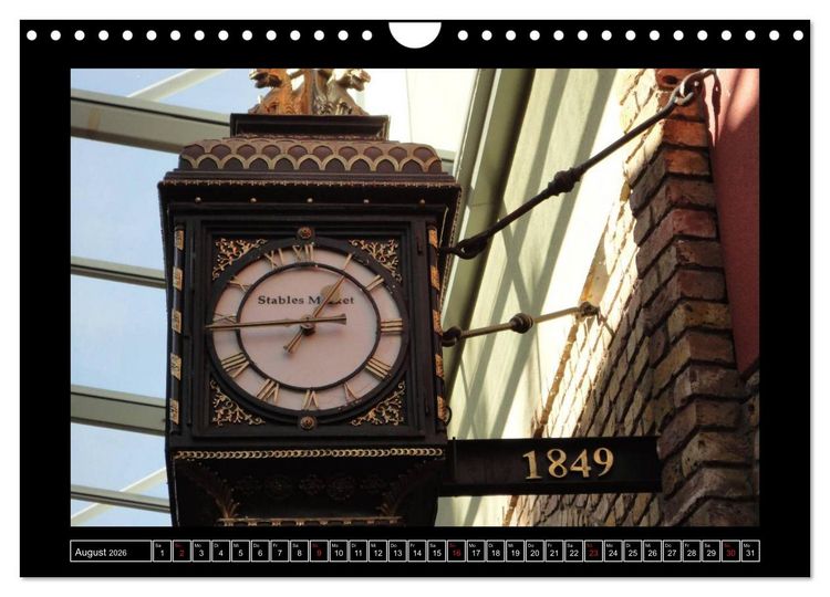 Produktbild: Zeit-Anzeige (Wandkalender 2026 DIN A4 quer), CALVENDO Monatskalender