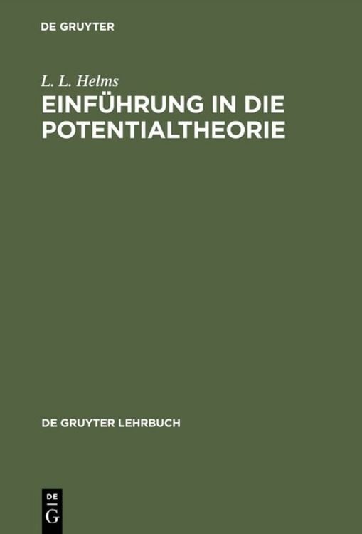 Produktbild: Einf&uuml;hrung in die Potentialtheorie