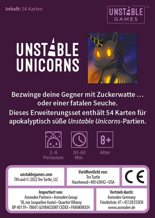Produktbild: Unstable Unicorns Regenbogen-Apokalypse Erweiterungsset