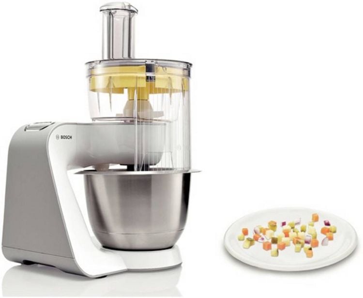 Produktbild: Bosch Haushalt MUM54251 K&uuml;chenmaschine 900W Wei&szlig;, Silber