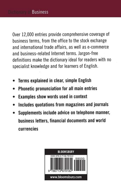 Produktbild: Dictionary of Business