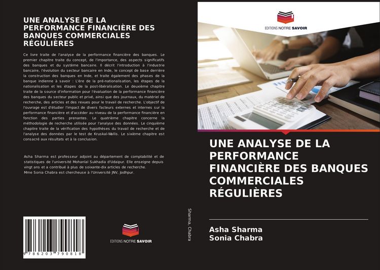 Produktbild: UNE ANALYSE DE LA PERFORMANCE FINANCI&Egrave;RE DES BANQUES COMMERCIALES R&Eacute;GULI&Egrave;RES