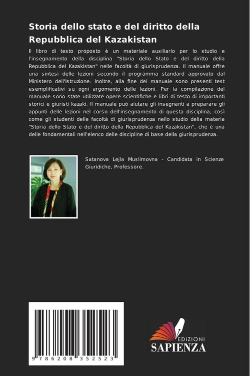 Produktbild: Storia dello stato e del diritto della Repubblica del Kazakistan