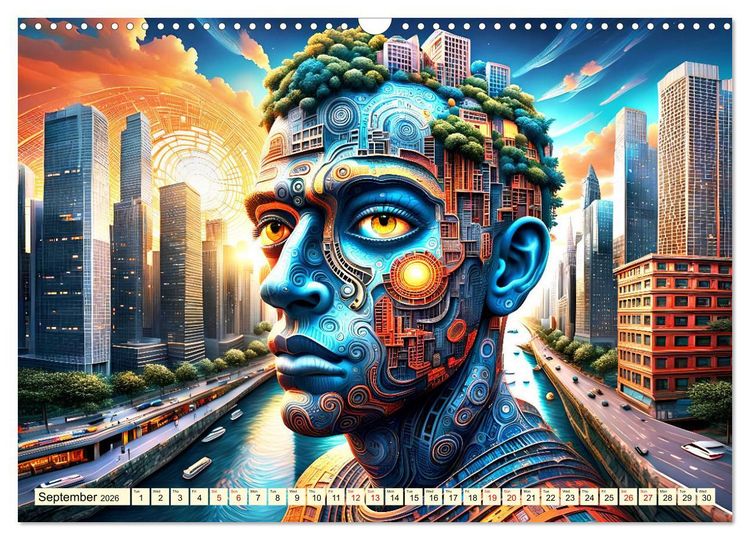 Produktbild: Faces of the metropolis (Wall Calendar 2026 DIN A3 landscape), CALVENDO 12 Month Wall Calendar