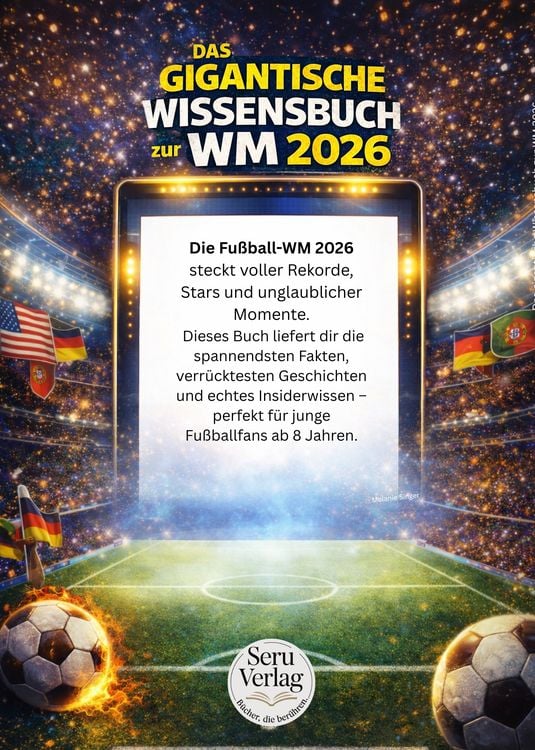 Produktbild: Das gigantische Wissensbuch zur WM 2026 f&uuml;r Kinder