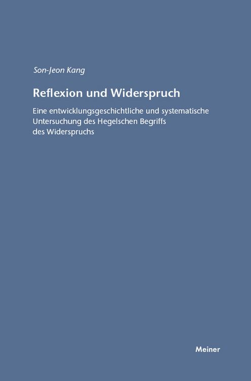 Produktbild: Reflexion und Widerspruch