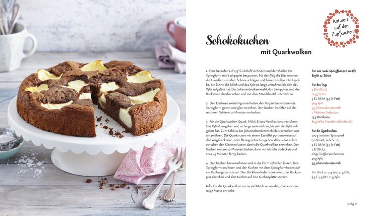 Produktbild: 40 Low-Carb-Kuchen aus 1 Teig