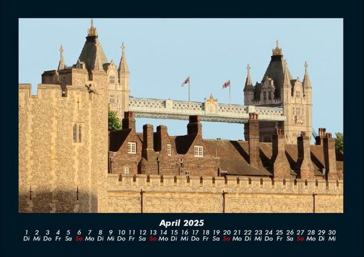 Produktbild: London 2025 Fotokalender DIN A4