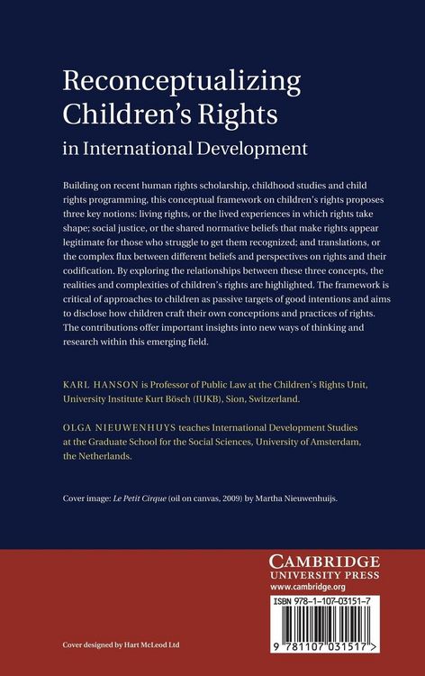 Produktbild: Reconceptualizing Children's Rights in International Development