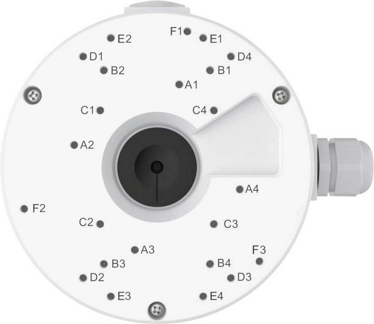 Produktbild: Reolink Wetterfeste Anschlussdose / Montageplatte f&uuml;r &Uuml;berwachungskameras Junction Box RLA-JBL1 RLA-JBL1