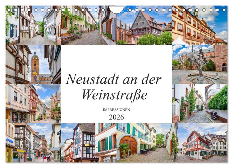 Produktbild: Neustadt an der Weinstra&szlig;e Impressionen (Wandkalender 2026 DIN A4 quer), CALVENDO Monatskalender