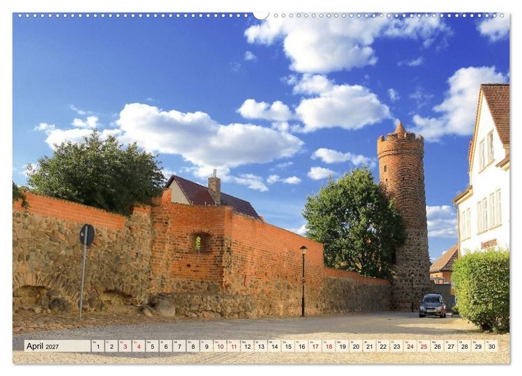 Produktbild: J&uuml;terbog &ndash; Backsteingotik und Wehrt&uuml;rme (Wandkalender 2027 DIN A2 quer), CALVENDO Monatskalender