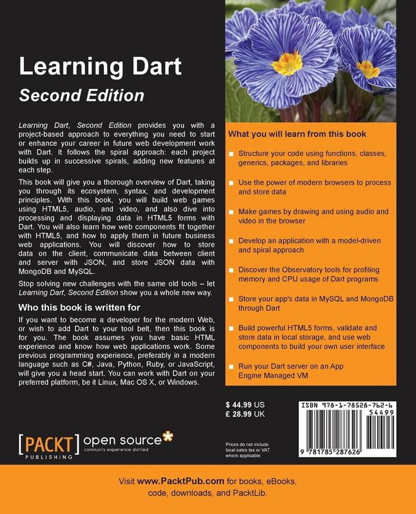 Produktbild: Learning Dart - Second Edition